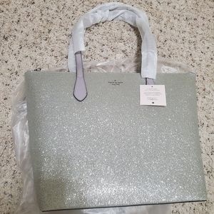 Kate Spade Joeley silver tote